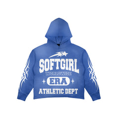 Blue Soft Girl Hoodie