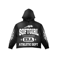 Black Soft Girl Era Hoodie